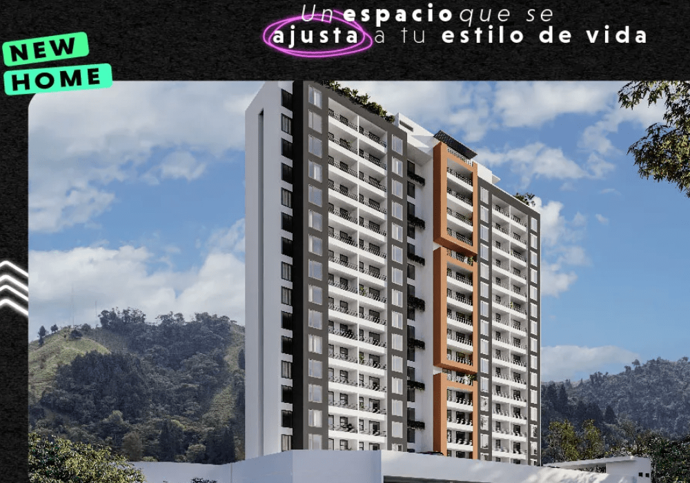 Proyecto de Apartamentos en Manizales Kubo Living Studios
