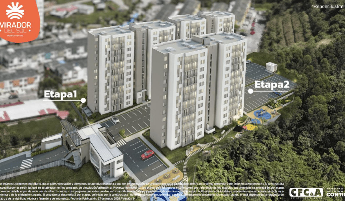 Apartamentos vis Manizales Mirador del Sol