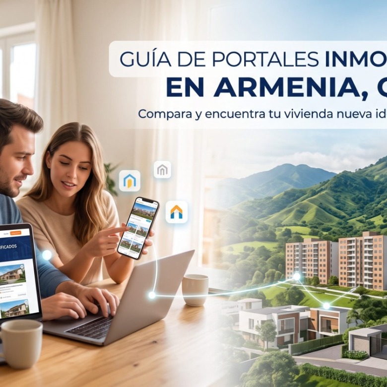 Los 7 portales para buscar vivienda nueva en Armenia 2026